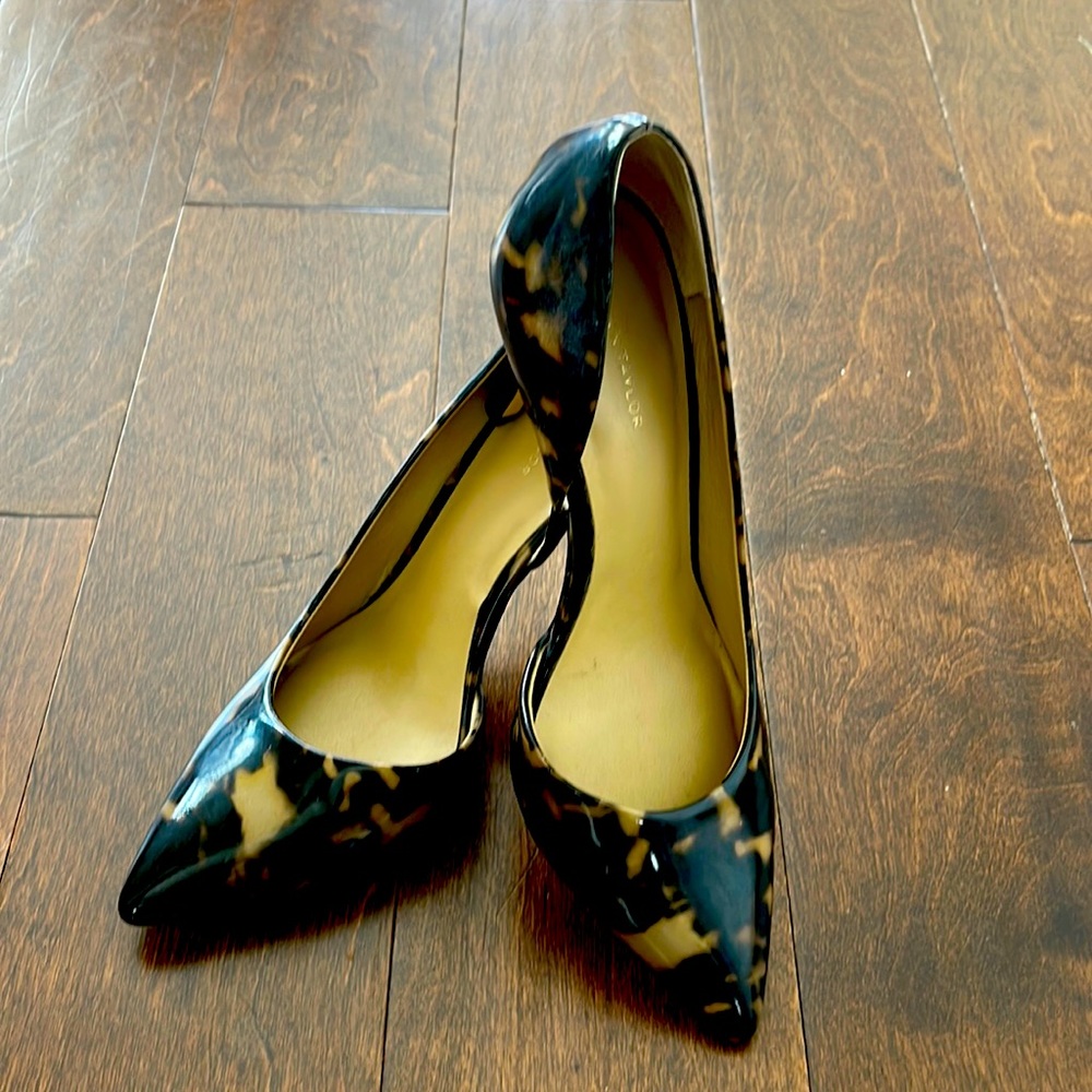 Ann Taylor Tortoise Patent Leather Pump
